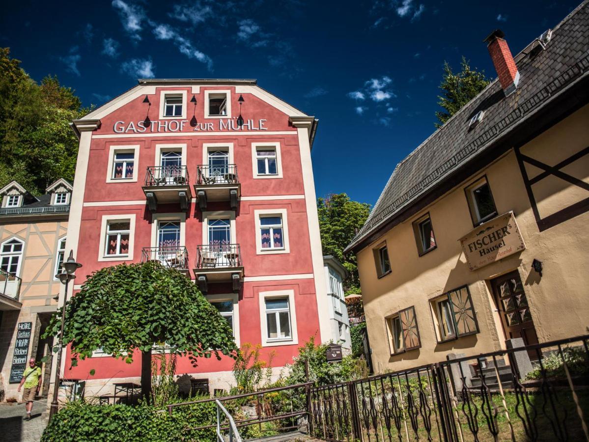 Bio-Hotel Zur Muehle Bad Schandau Exterior foto