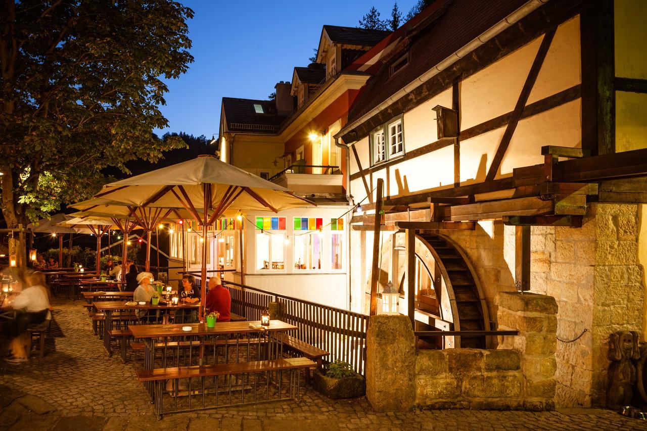 Bio-Hotel Zur Muehle Bad Schandau Exterior foto
