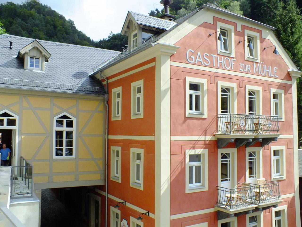 Bio-Hotel Zur Muehle Bad Schandau Exterior foto